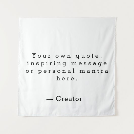 Erstellen Sie Ihr eigenes Angebotsband Wandteppich (Vorderseite)