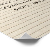 Erstellen Sie Ihr eigenes Angebotsposter Poster (Ecke)