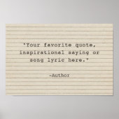 Erstellen Sie Ihr eigenes Angebotsposter Poster (Vorne)