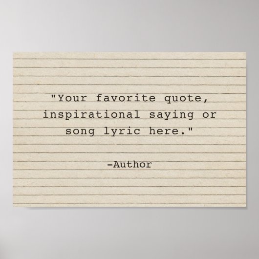 Erstellen Sie Ihr eigenes Angebotsposter Poster (Vorne)