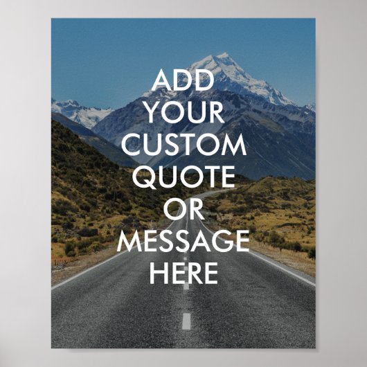 Erstellen Sie Ihr eigenes Angebotsposter Poster (Vorne)