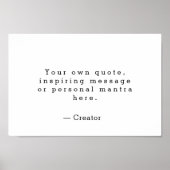 Erstellen Sie Ihr eigenes Angebotsposter Poster (Vorne)