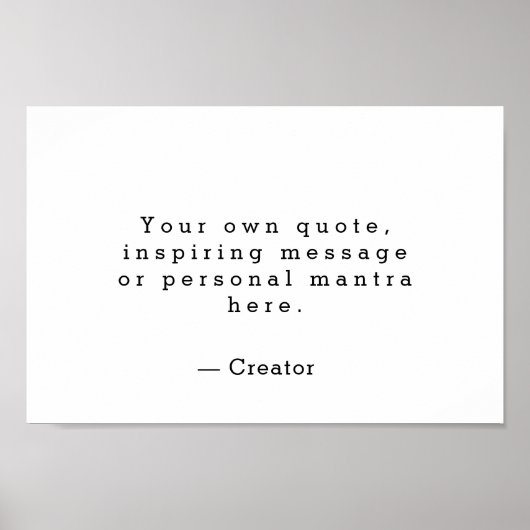 Erstellen Sie Ihr eigenes Angebotsposter Poster (Vorne)