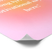 Erstellen Sie Ihr eigenes Angebotsposter Poster (Ecke)