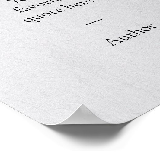 Erstellen Sie Ihr eigenes Angebotsposter Poster (Ecke)