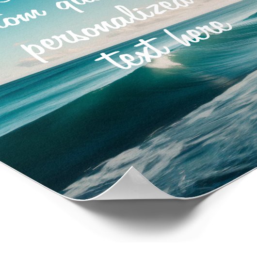 Erstellen Sie Ihr eigenes Angebotsposter Poster (Ecke)