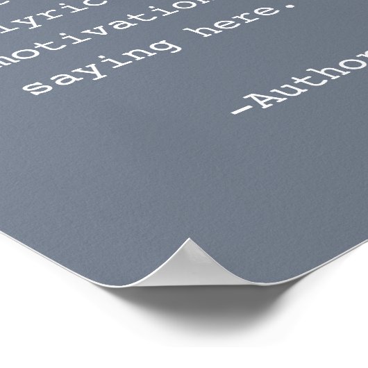 Erstellen Sie Ihr eigenes Angebotsposter Poster (Ecke)