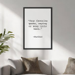 Erstellen Sie Ihr eigenes Angebotsposter Poster<br><div class="desc">Erstellen Sie Ihre eigene,  maßgeschneiderte Poster-Wandkunst mit minimalistischer Schrift.</div>