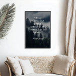 Erstellen Sie Ihr eigenes Angebotsposter Poster<br><div class="desc">Erstellen Sie Ihre eigene,  maßgeschneiderte Zitat-Poster-Wandkunst mit minimalistischer Schrift-Typografie und moody-Waldlandschaft.</div>