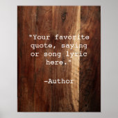 Erstellen Sie Ihr eigenes Angebotsposter Poster (Vorne)