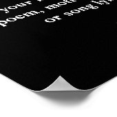 Erstellen Sie Ihr eigenes Angebotsverzeichnis Poster (Ecke)