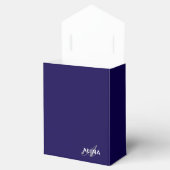 Erstellen Sie Ihr eigenes angepasstes Monogramm Fa Geschenkschachtel (Geöffnet)