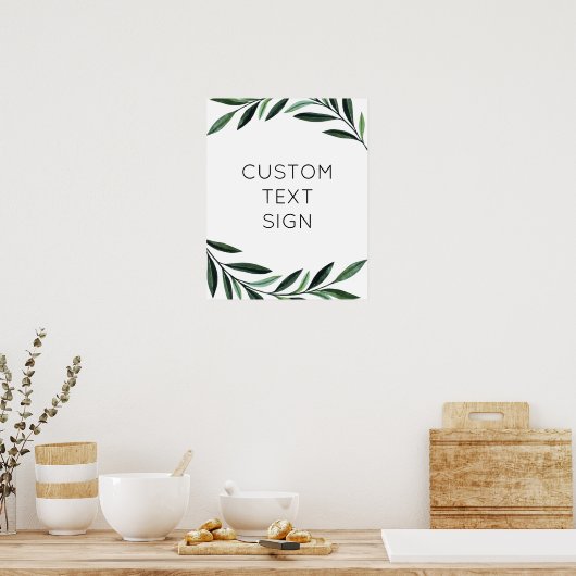 Erstellen Sie Ihr eigenes Aquarell-Poster Poster (Küche)