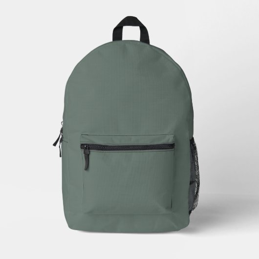 Erstellen Sie Ihr eigenes Army Green Bedruckter Rucksack (Vorderseite)
