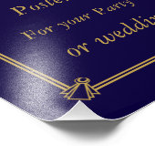 Erstellen Sie Ihr eigenes Art Deco Foto Poster (Ecke)