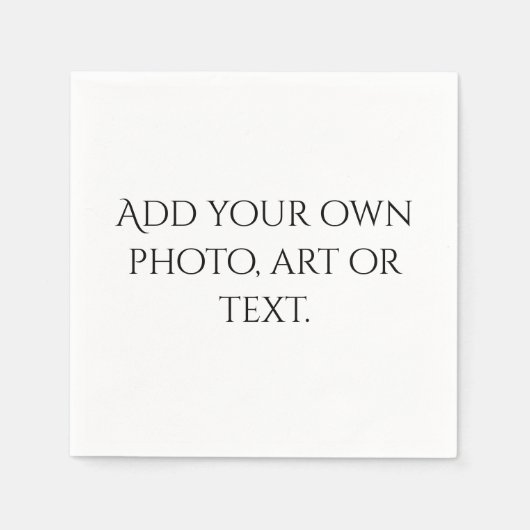 Erstellen Sie Ihr eigenes Baby Brautparty Party Serviette (Vorderseite)