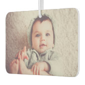 Erstellen Sie Ihr eigenes Baby Foto auf beiden Sei Autolufterfrischer (Links)