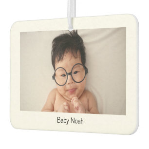 Erstellen Sie Ihr eigenes Baby Foto auf beiden Sei Autolufterfrischer