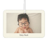 Erstellen Sie Ihr eigenes Baby Foto auf beiden Sei Autolufterfrischer (Vorderseite)