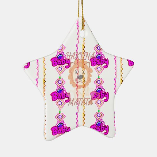 Erstellen Sie Ihr eigenes Baby Fun Lion Cub Textde Keramikornament (Rechts)