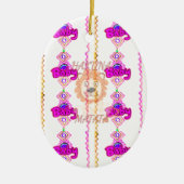 Erstellen Sie Ihr eigenes Baby Fun Lion Cub Textde Keramikornament (Vorne)