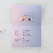 Erstellen Sie Ihr eigenes Babyduschdesign Einladung (Innenseite)