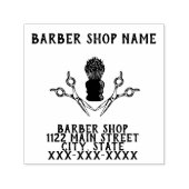 Erstellen Sie Ihr eigenes Barbershop-Firmenlogo Permastempel (Design)