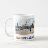 Erstellen Sie Ihr eigenes Barcelona Spanien Ferien Kaffeetasse (Links)