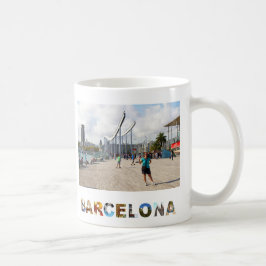 Erstellen Sie Ihr eigenes Barcelona Spanien Ferien Kaffeetasse