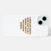 Erstellen Sie Ihr eigenes Barely There iPhone 15 C Case-Mate iPhone Hülle (Rückseite (Horizontal))