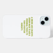 Erstellen Sie Ihr eigenes Barely There iPhone 15 P Case-Mate iPhone Hülle (Rückseite (Horizontal))