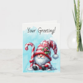 Erstellen Sie Ihr eigenes Bartmint Weihnachtsgnome Feiertagskarte