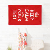 Erstellen Sie Ihr eigenes "Behalt Calm & Carry On" Banner (Insitu)