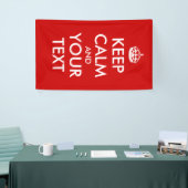 Erstellen Sie Ihr eigenes "Behalt Calm & Carry On" Banner (Messeveranstaltung)