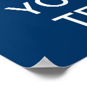 Erstellen Sie Ihr eigenes "Behalt Ruhe & Carry On" Poster (Ecke)