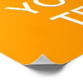 Erstellen Sie Ihr eigenes "Behalt Ruhe & Carry On" Poster (Ecke)