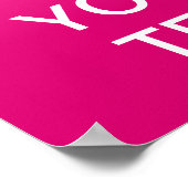 Erstellen Sie Ihr eigenes "Behalt Ruhe & Carry On" Poster (Ecke)