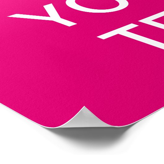 Erstellen Sie Ihr eigenes "Behalt Ruhe & Carry On" Poster (Ecke)