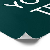 Erstellen Sie Ihr eigenes "Behalt Ruhe & Carry On" Poster (Ecke)