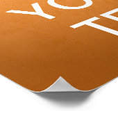 Erstellen Sie Ihr eigenes "Behalten Ruhe" Poster ( (Ecke)