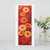 Erstellen Sie Ihr eigenes bemaltes Orange Gerberas (Stehend Vorderseite)