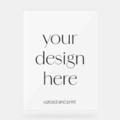 Erstellen Sie Ihr eigenes benutzerdefiniertes 18x2 Acrylschild (Vorderseite)