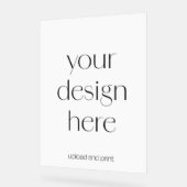 Erstellen Sie Ihr eigenes benutzerdefiniertes 18x2 Acrylschild (Winkel)