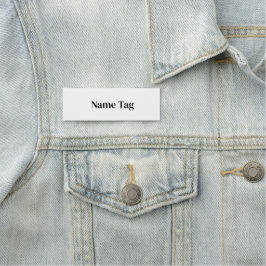 Erstellen Sie Ihr eigenes benutzerdefiniertes 3" x Namensschild