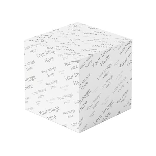 Erstellen Sie Ihr eigenes benutzerdefiniertes 8"-F Würfel (Rückseite Schrägansicht)