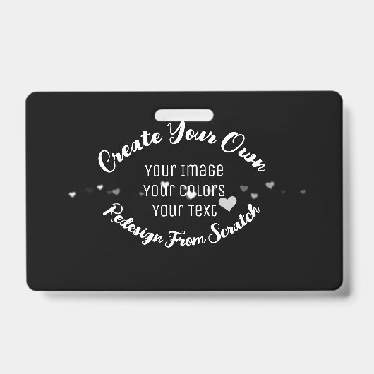 Erstellen Sie Ihr eigenes benutzerdefiniertes Bild Ausweis (Vorderseite)