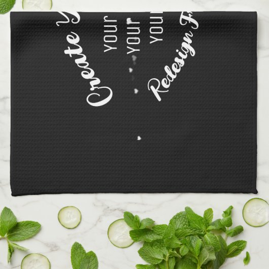 Erstellen Sie Ihr eigenes benutzerdefiniertes Bild Geschirrtuch (Gefaltet)