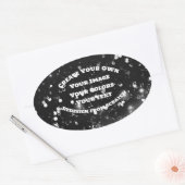 Erstellen Sie Ihr eigenes benutzerdefiniertes Bild Ovaler Aufkleber (Umschlag)