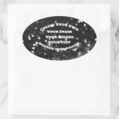 Erstellen Sie Ihr eigenes benutzerdefiniertes Bild Ovaler Aufkleber (Tasche)