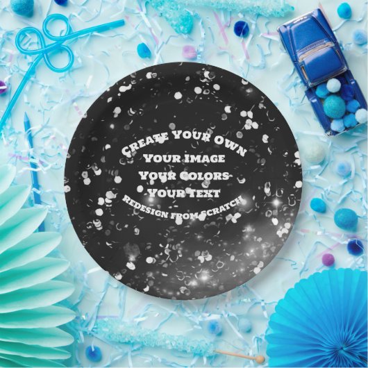 Erstellen Sie Ihr eigenes benutzerdefiniertes Bild Pappteller (Party)